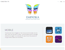 Tablet Screenshot of empatika.com
